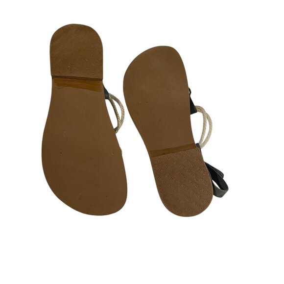 Kino Cordones Navy Rope Flip Flops Strap Sandals-6 - Picture 9 of 11